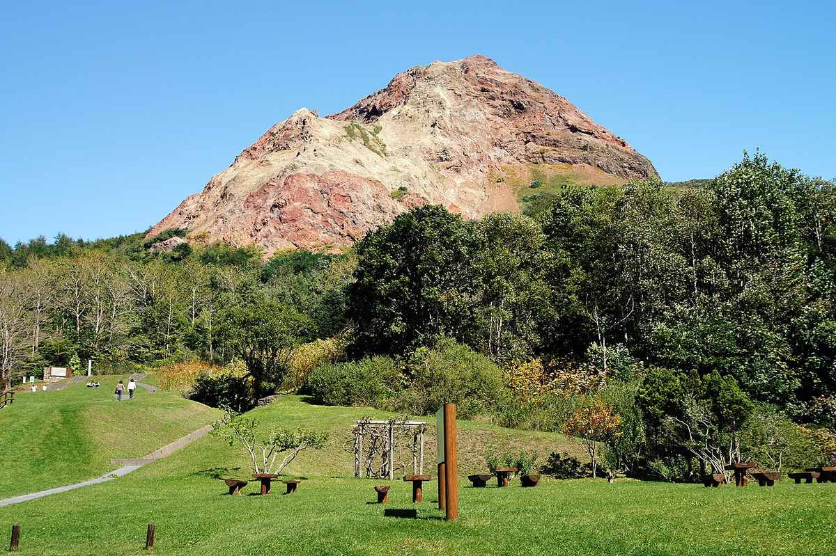 Showa Shinzan in Hokkaido Japan