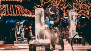 ice sculpture winter festival