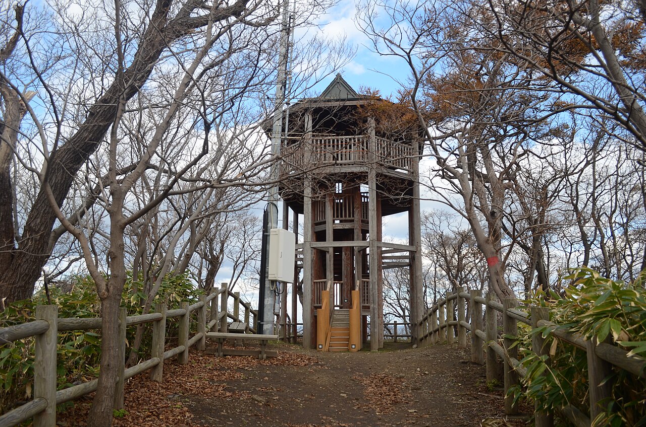View from Cape Ogon observation deck overlooking the Sea of Japan