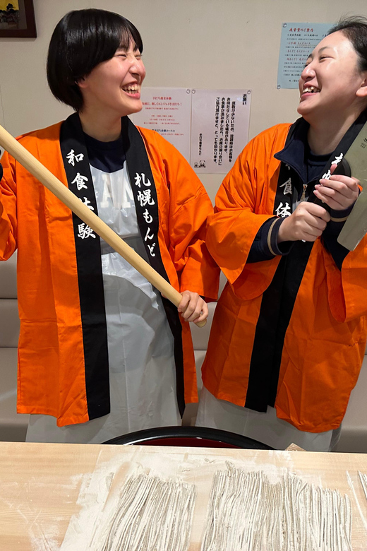Authentic Handmade Soba Experience! - Rolling and Cutting the Dough