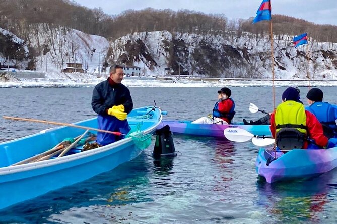 Drift-ice kayaking & steamed and grilled seafood on Okhotsk Sea - Why Abashiri is the right place for this kayak trip