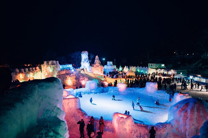 Explore Lake Shikotsu Ice Festival (night tour) - Why the ice looks so different after sunset