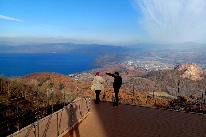 Lake Toya and Noboribatsu Hell Valley Private Day Trip - Lake Toya, a huge volcanic bowl with four islands