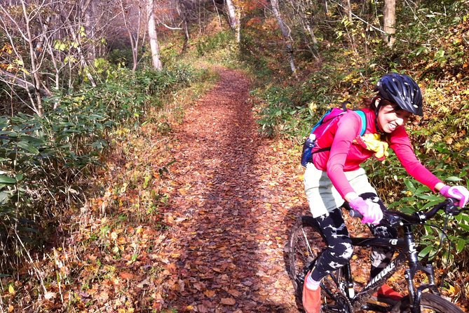 Nopporo Forest Mountain Bike Tour from Sapporo, presenting a retro Cycle cap - Is $52.55 good value?