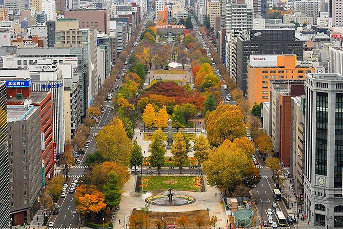 Sapporo TV Tower - The paper ticket and arrival plan