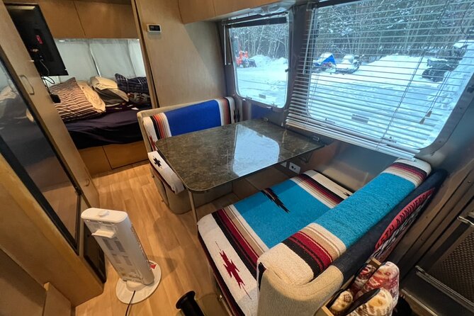 Snow camping experience with a camping trailer near Sapporo - A warm winter base near Sapporo