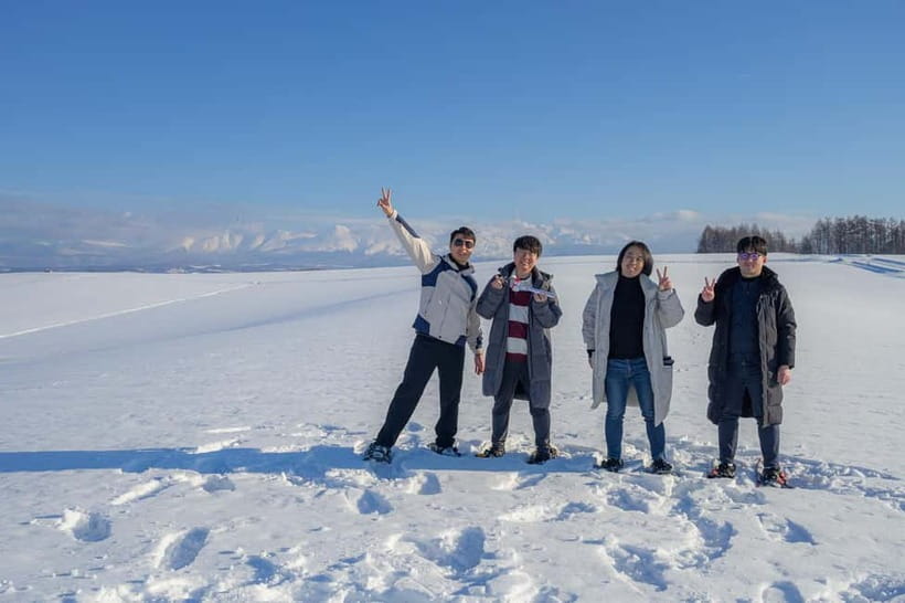 Snowshoeing on a Sparkling Biei Hill & Winter Cafe Time - Key points to know before you book
