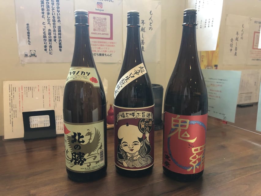 Soba noodle making experience and tempura, Hokkaido sakeplan - Sake and the Japanese custom of Sobamae