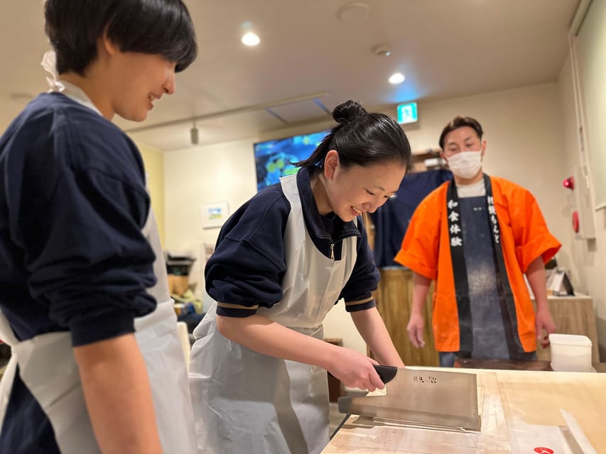 Top-rated experience Includes soba noodle making and tempura - Mixing buckwheat flour and forming the dough
